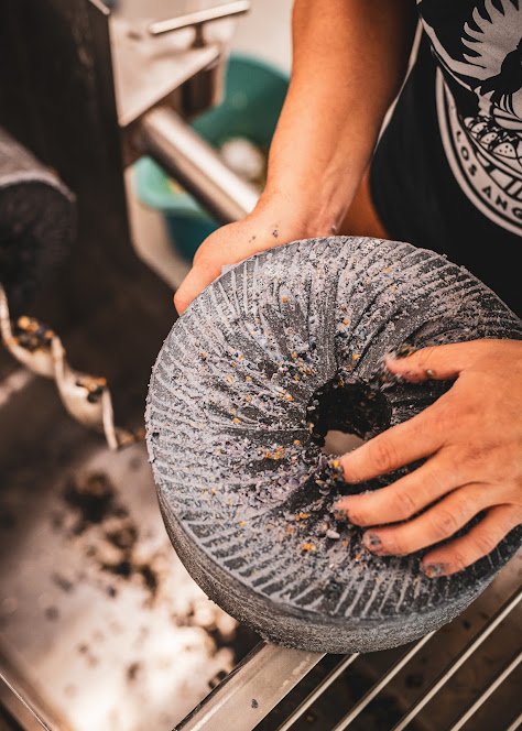 Traditional grinding stone